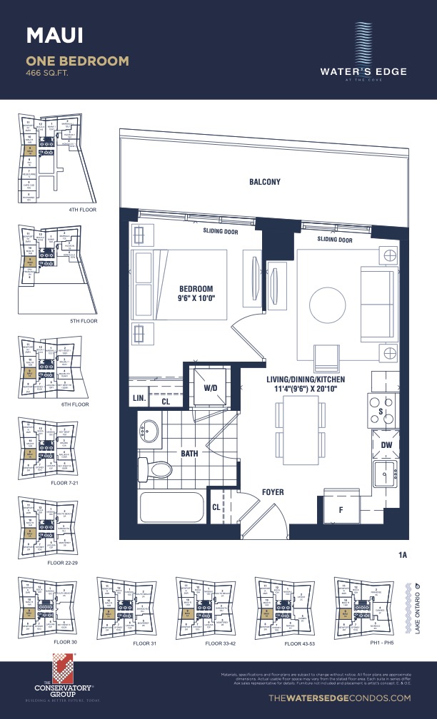 Water's Edge - Suite Maui 5209 Floorplan