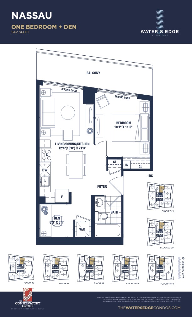 Water's Edge - Suite Nassau 5201 Floorplan
